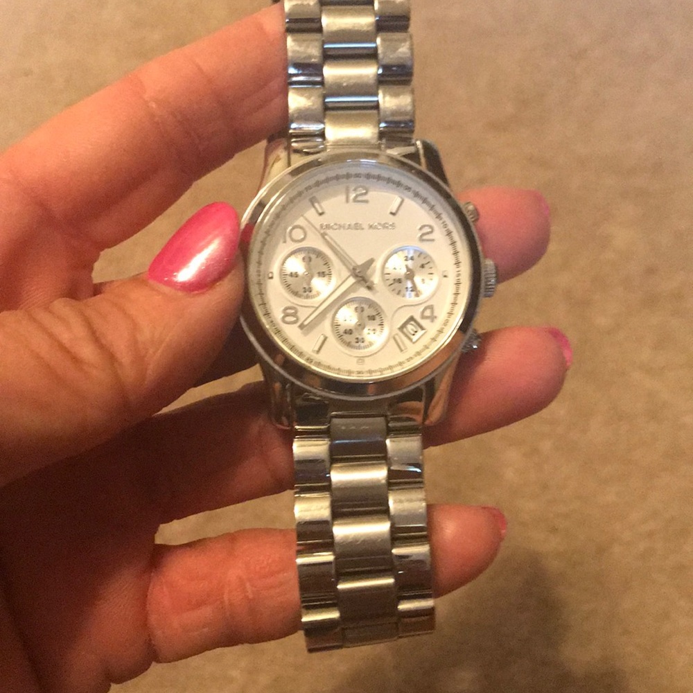 Michael Kors silver watch